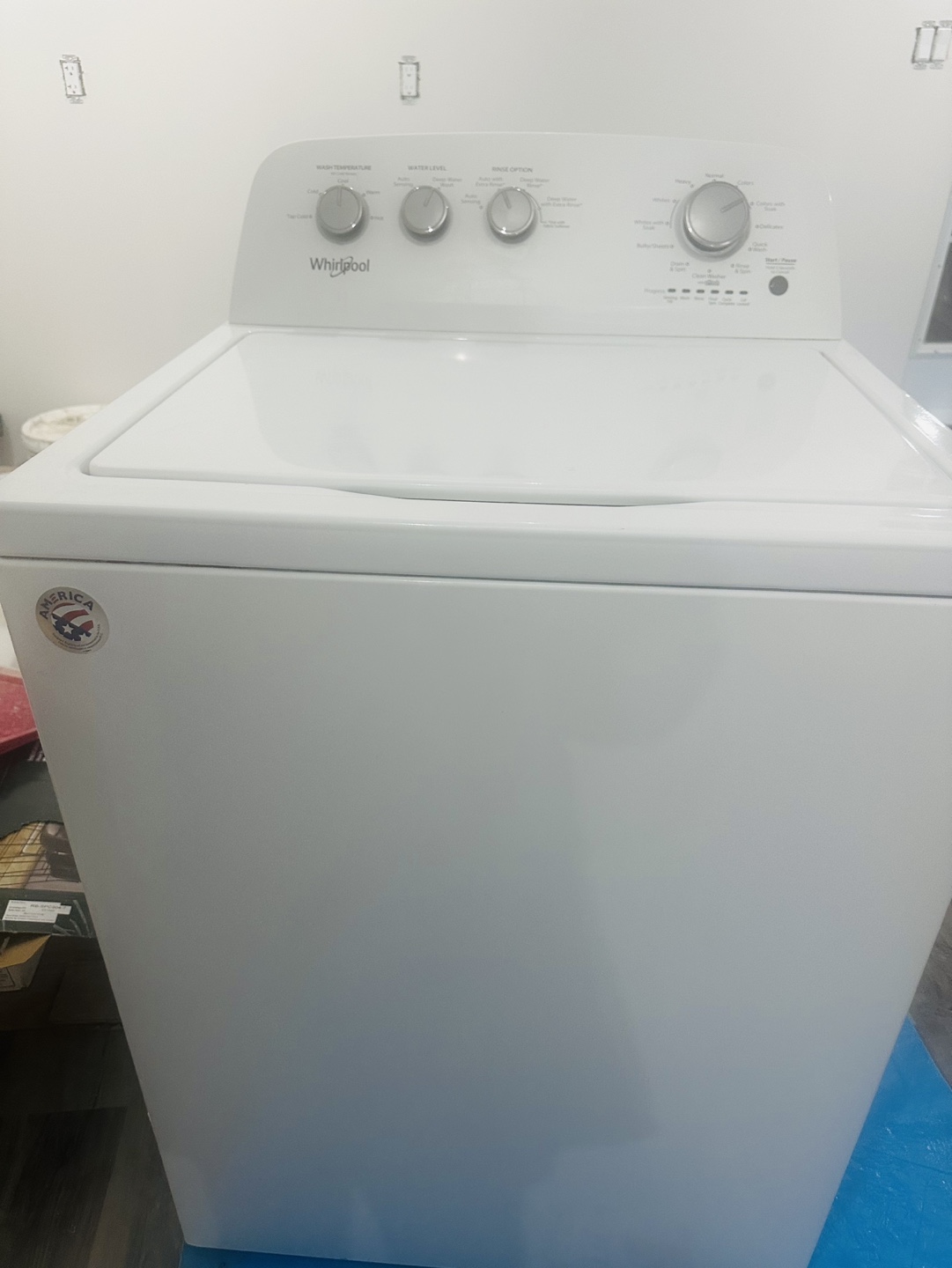 Whirlpool top load washer