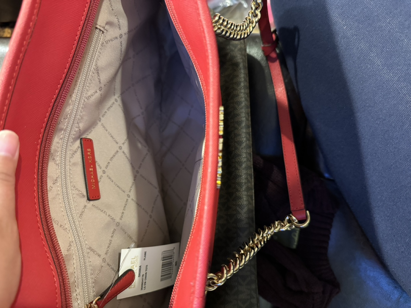 Brand New Michael Kors Shania Chain Tote - photo 4