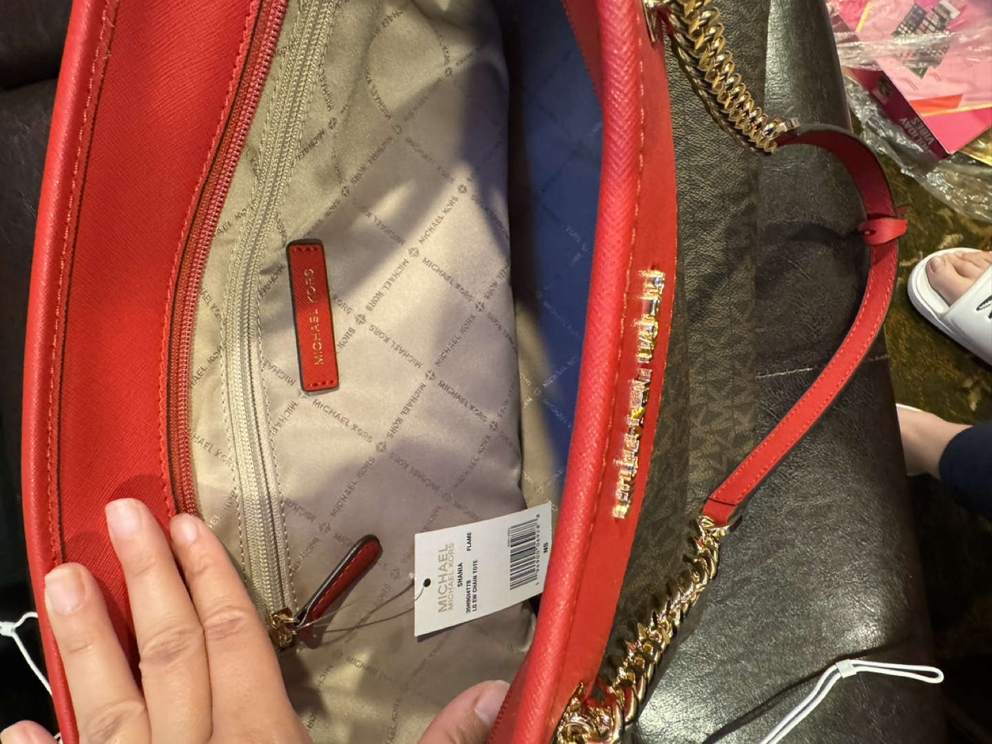 Brand New Michael Kors Shania Chain Tote - photo 5