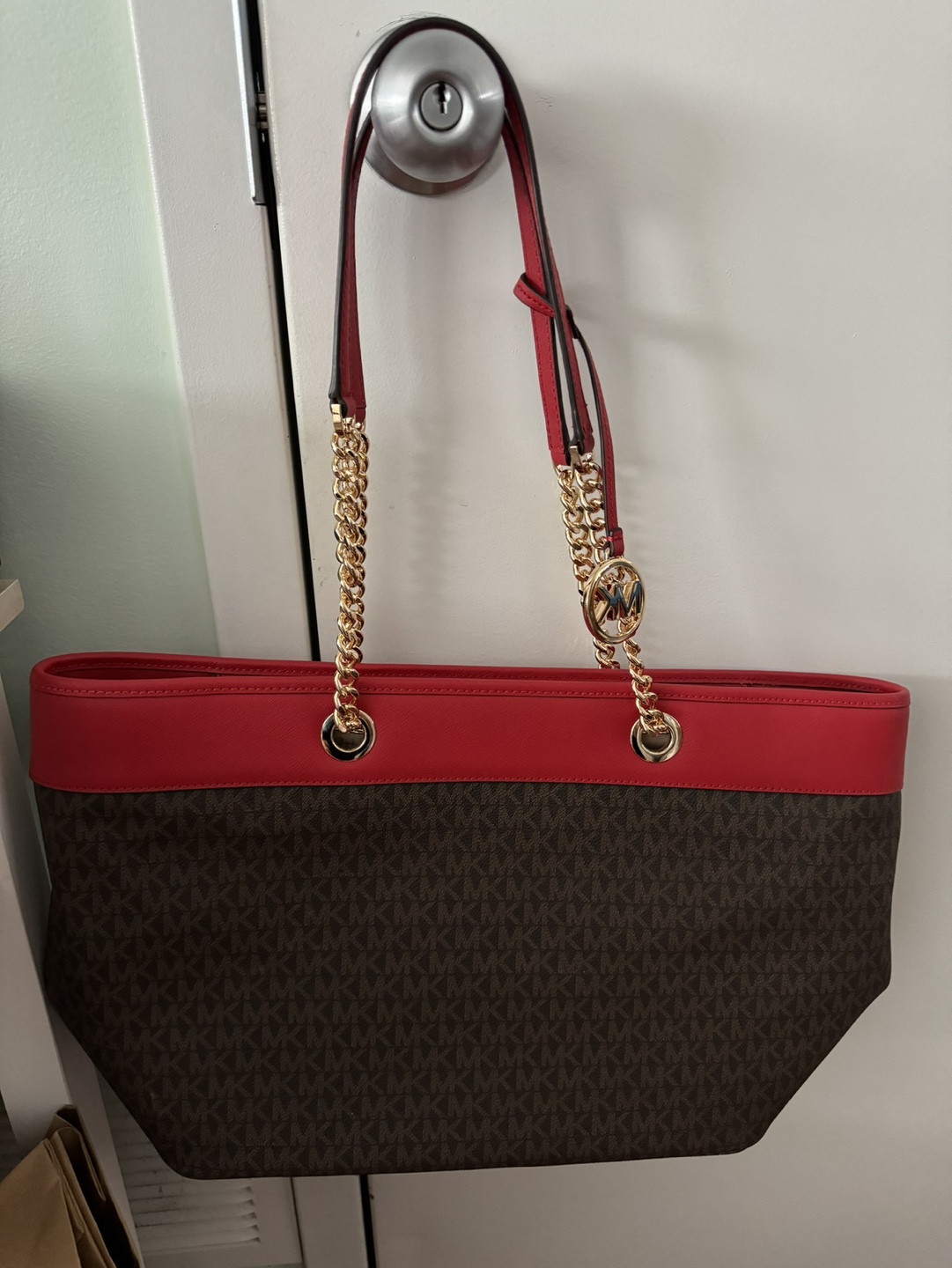 Brand New Michael Kors Shania Chain Tote - photo 2