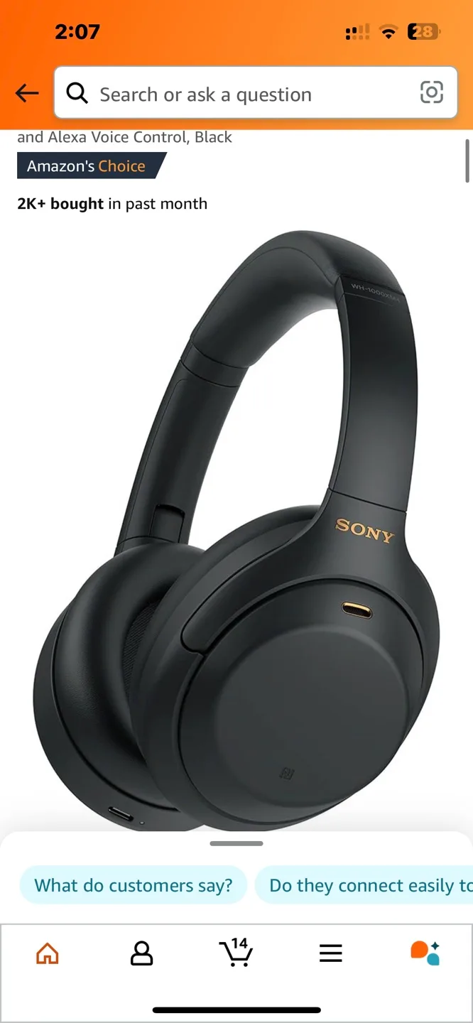 Sony WH-1000XM4 Headphones image indicator(2)