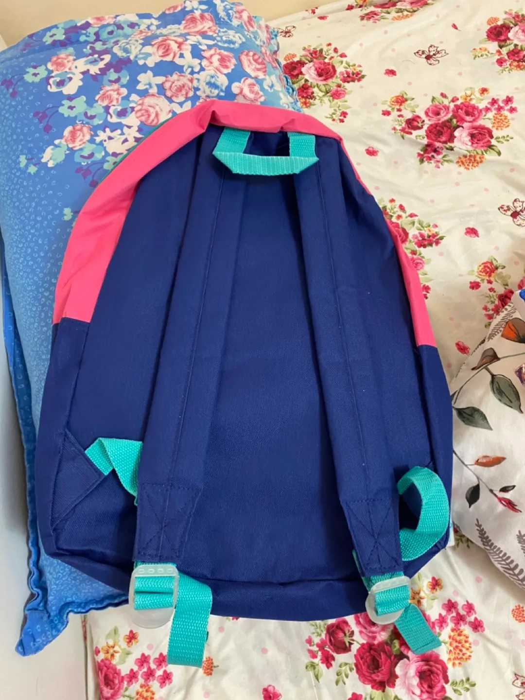 Pink, Blue, and Teal Backpack image indicator(2)