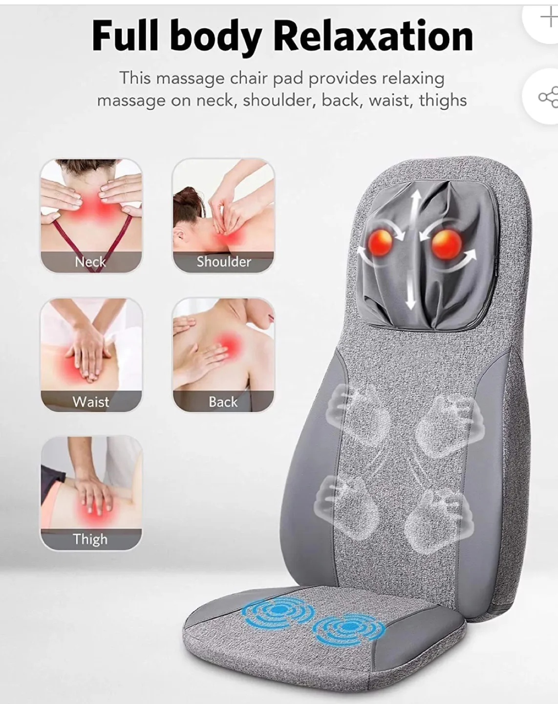 BACK & NECK SHIATSU MASSAGE CUSHION image indicator(6)