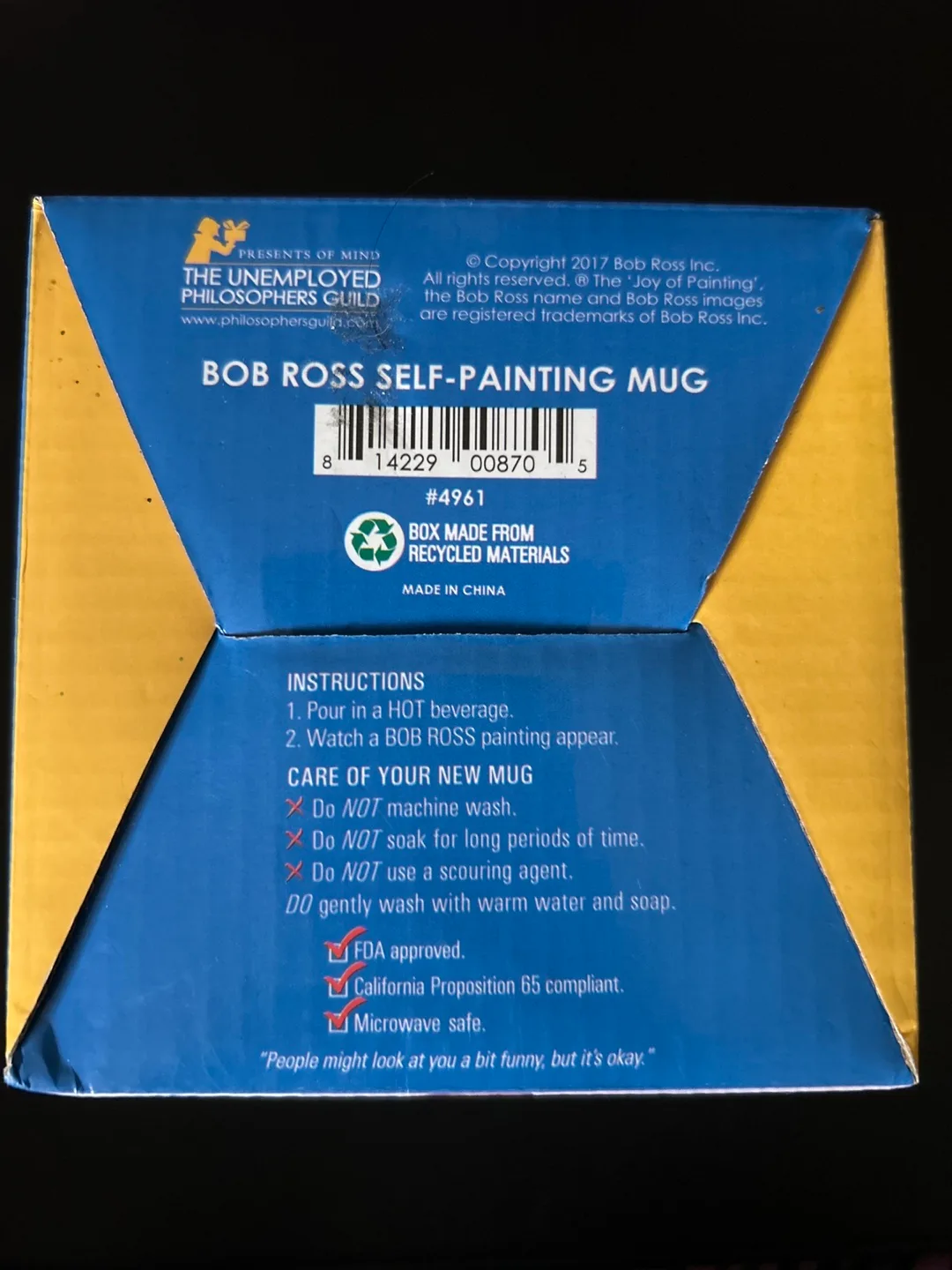 Bob Ross Self-Painting Mug image indicator(4)