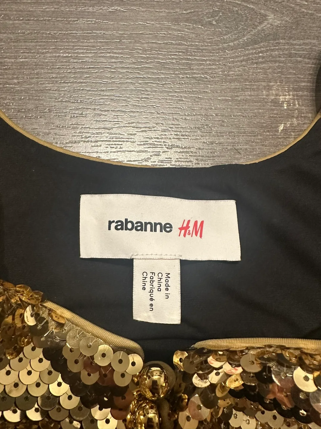 Paco Rabanne H&M sequin top size Small image indicator(4)