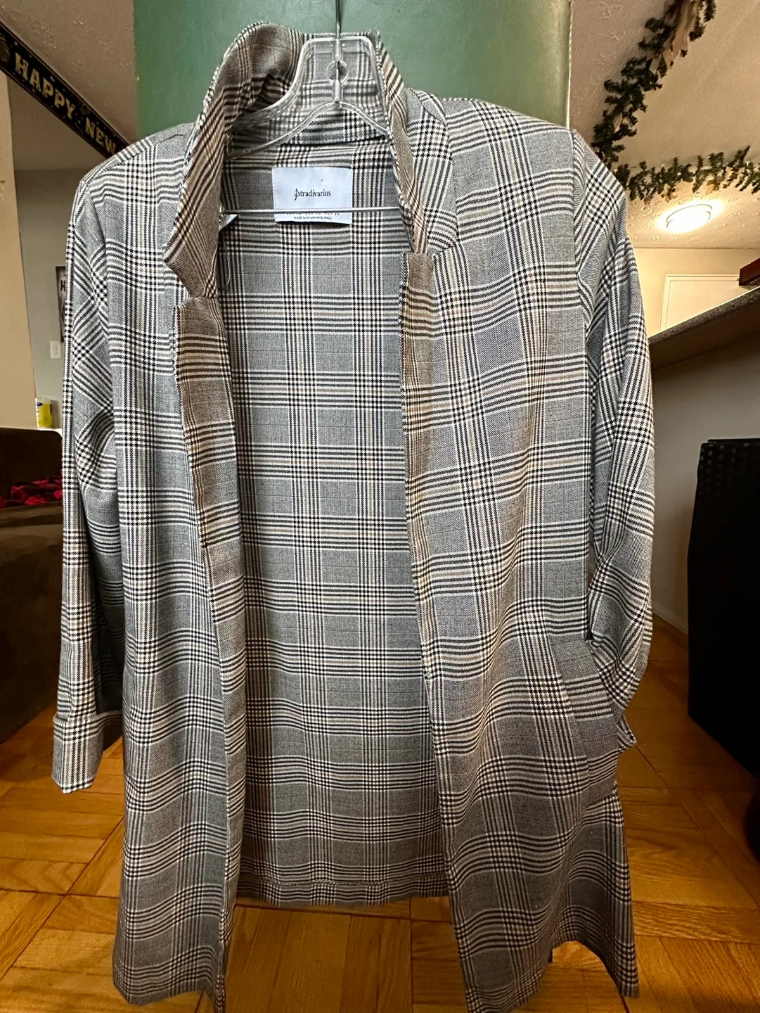 Stradivarius Plaid Blazer image indicator(6)