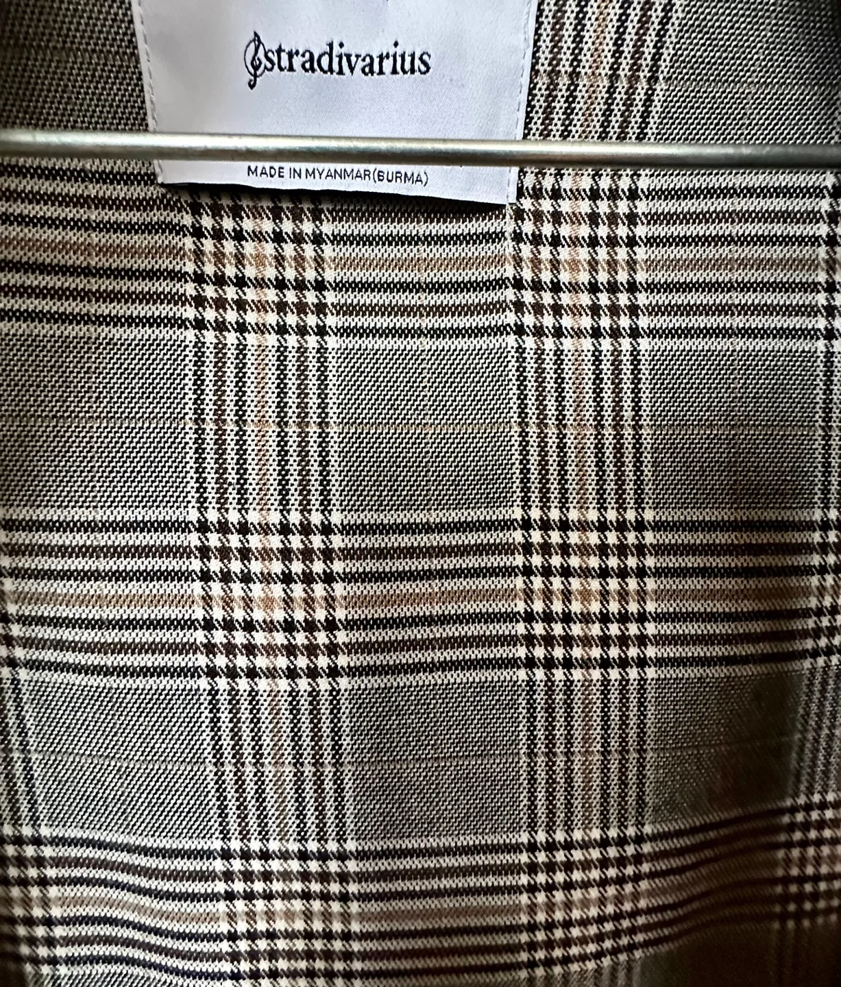 Stradivarius Plaid Blazer image indicator(5)