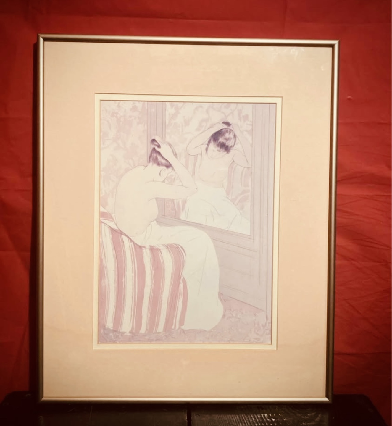 Mary Cassatt “COIFFURE” framed print