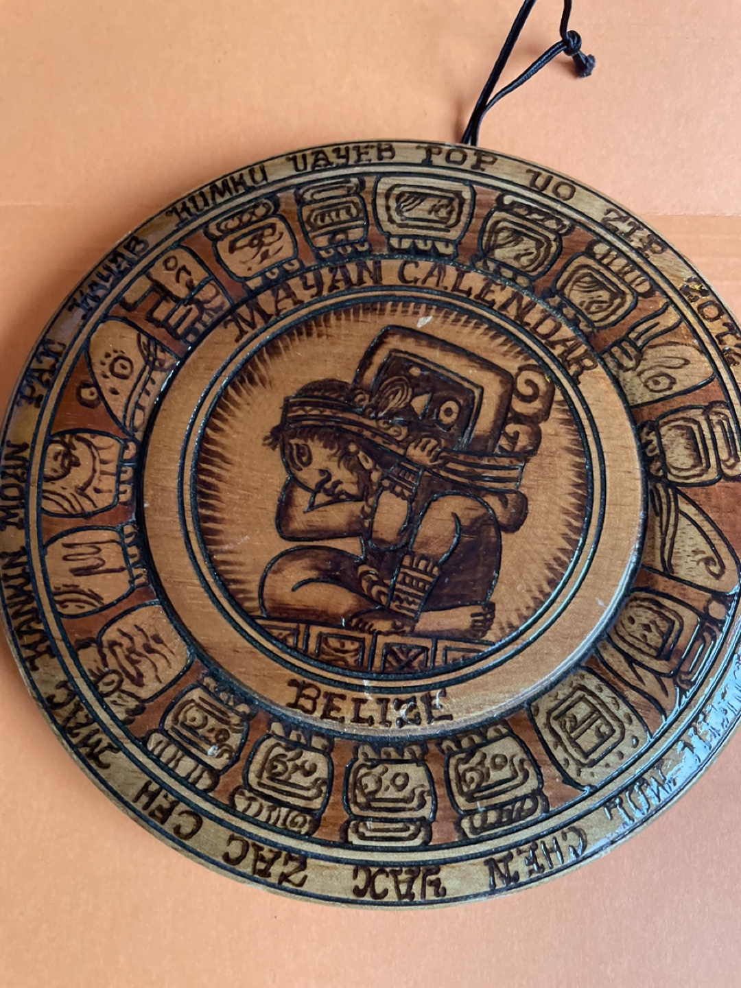 Carved Mayan Calendar Plate - Belize - photo 3