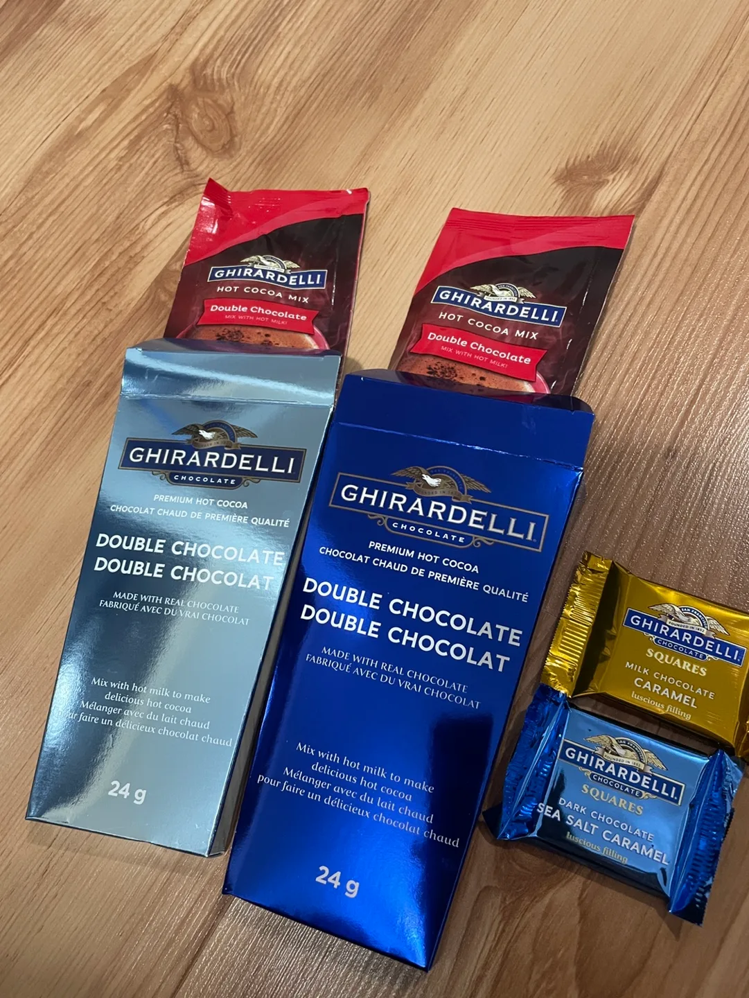 #freecycle 2 hot chocolate packets 2 chocolates thumbnail