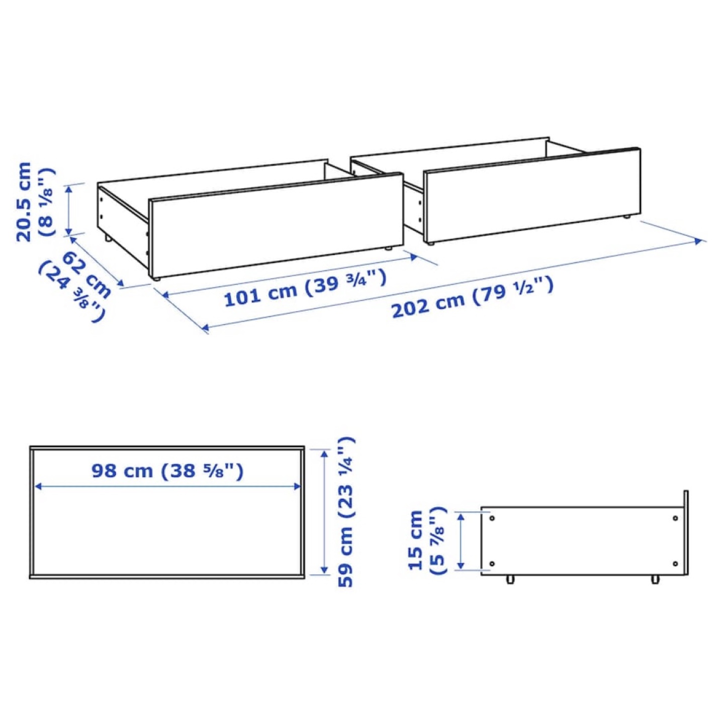 IKEA MALM Drawer Unit - photo 5