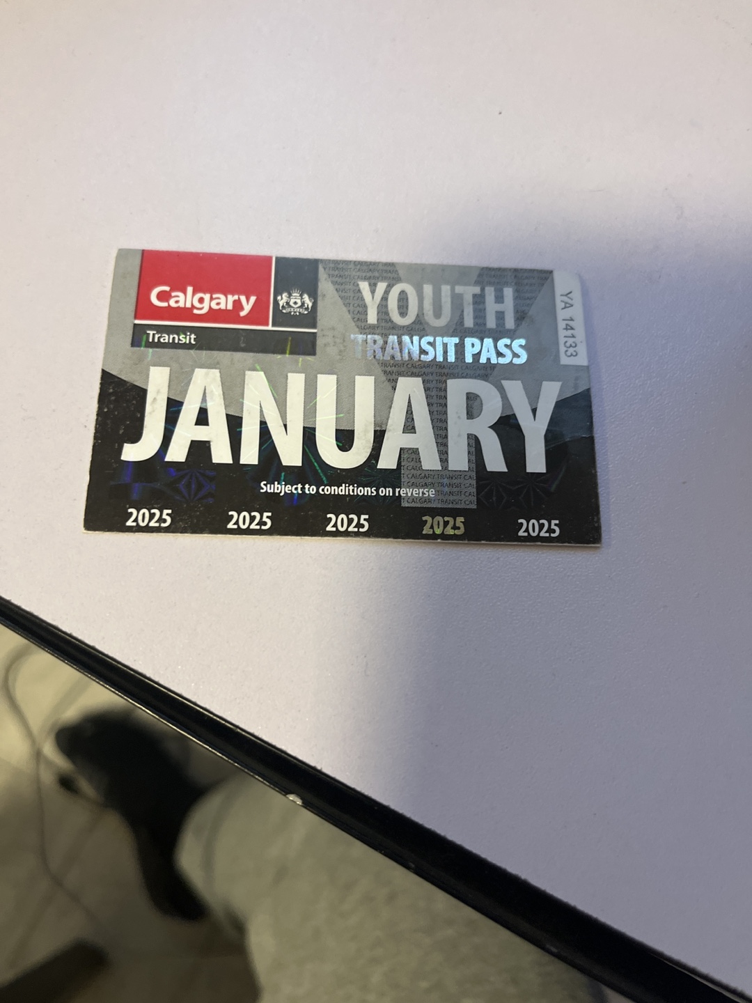 Calgary Transit Youth Pass - January 2025