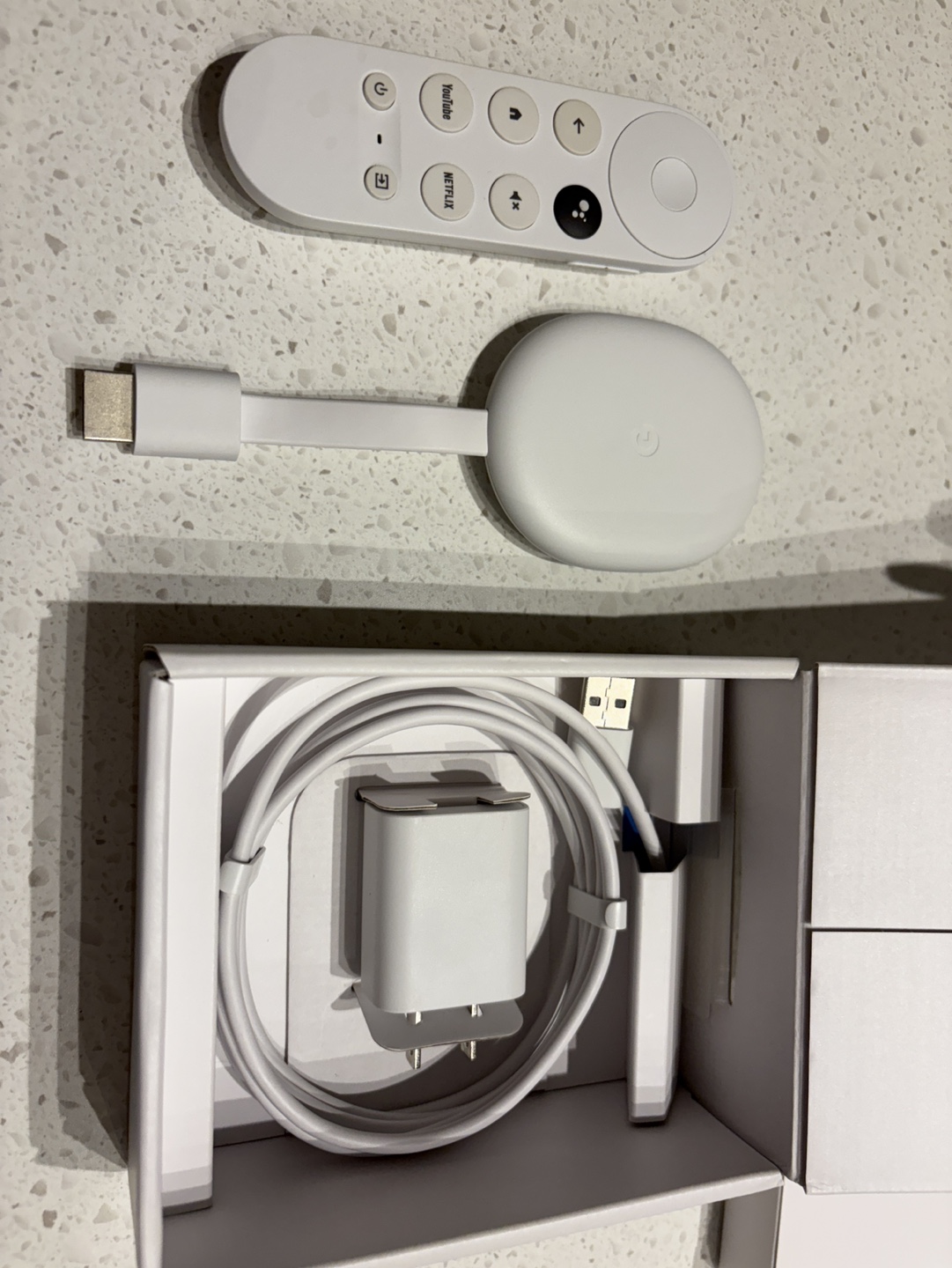 Google Chromecast with Google TV (4K) Snow - photo 5