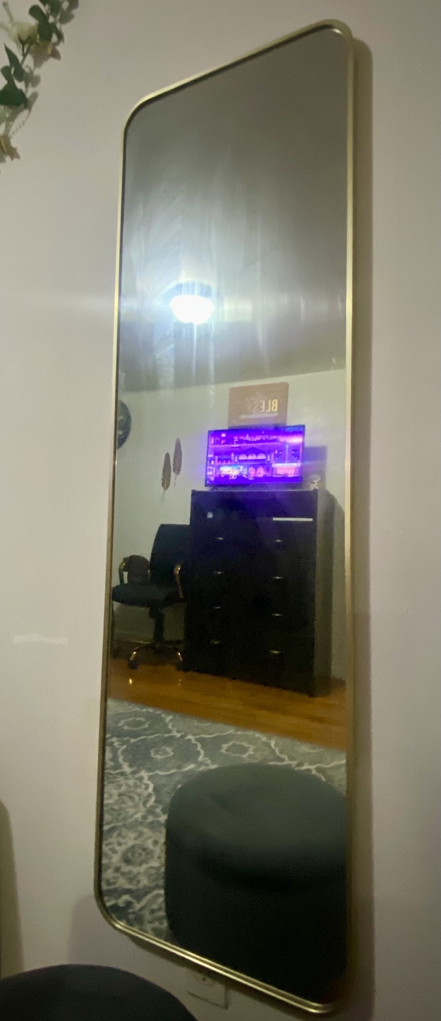Full Length Gold Frame Mirror