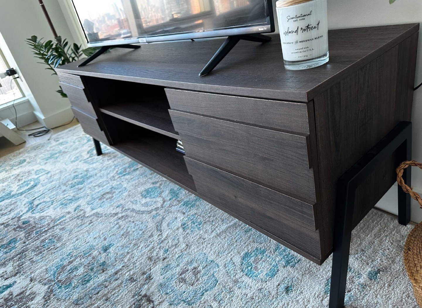 Ash Brown Tv Stand - photo 2