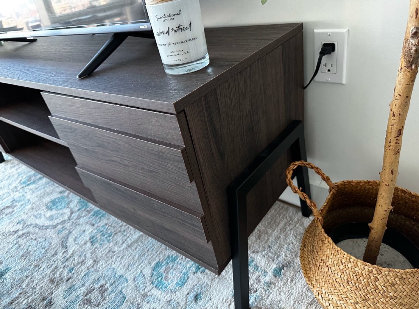 Ash Brown Tv Stand - photo 3