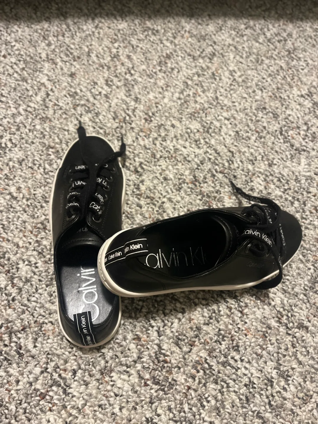 Calvin Klein Women's Black Sneakers Size 7 image indicator(3)