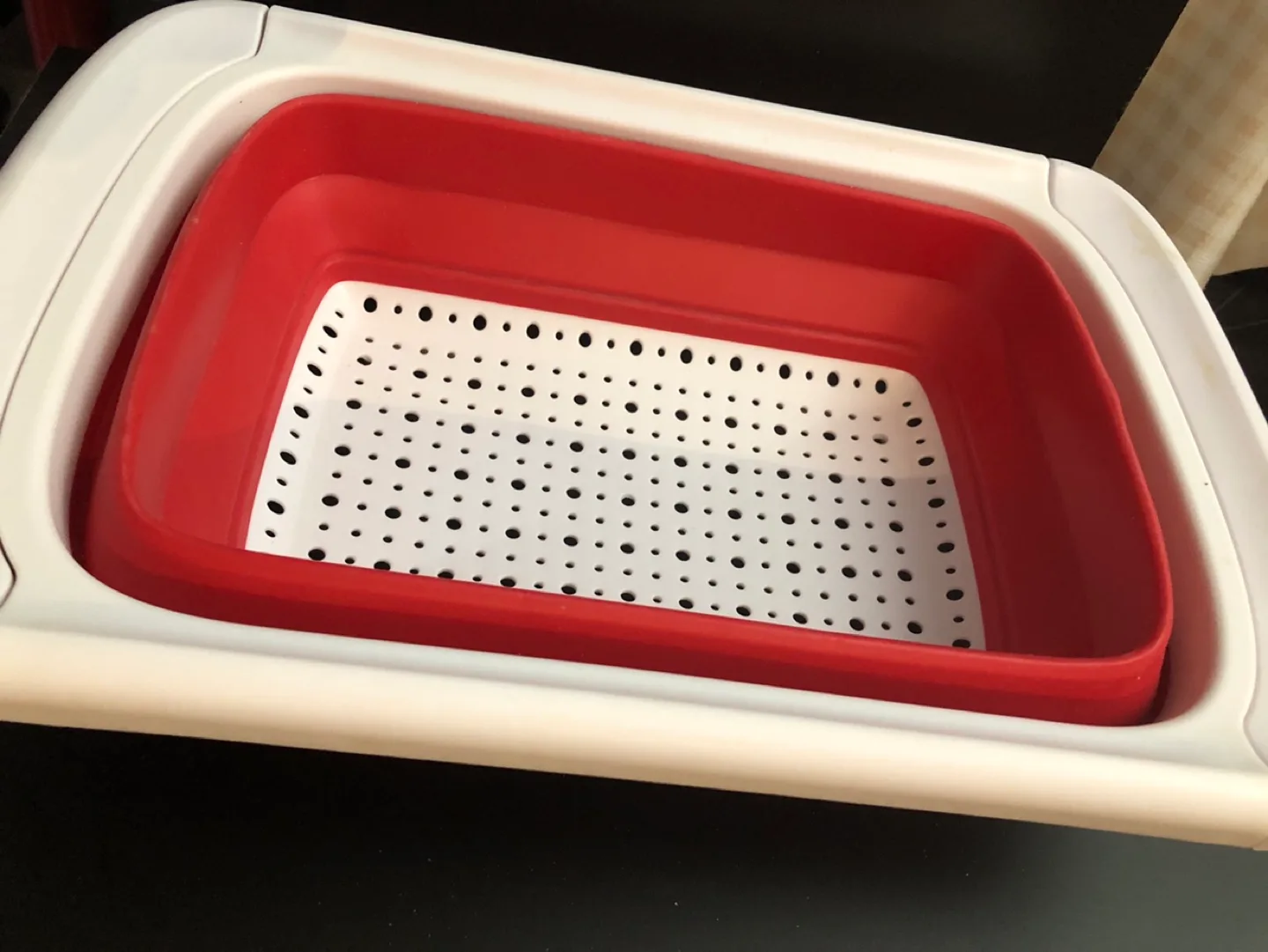 Collapsible Silicone Colander ( free shipping conditionally) image indicator(2)