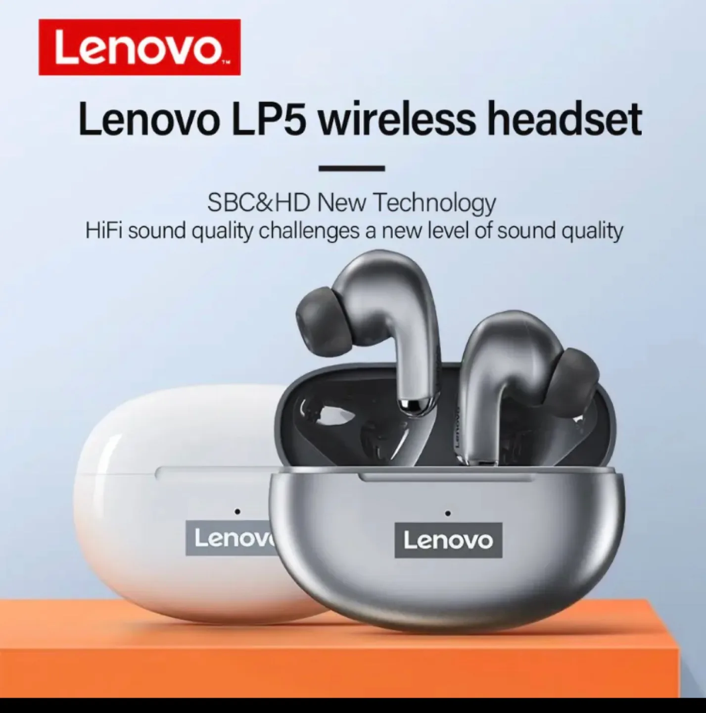 Lenovo LP5 Wireless Headphones thumbnail