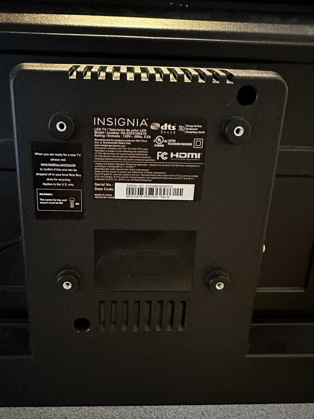 Insignia LED TV - photo 3