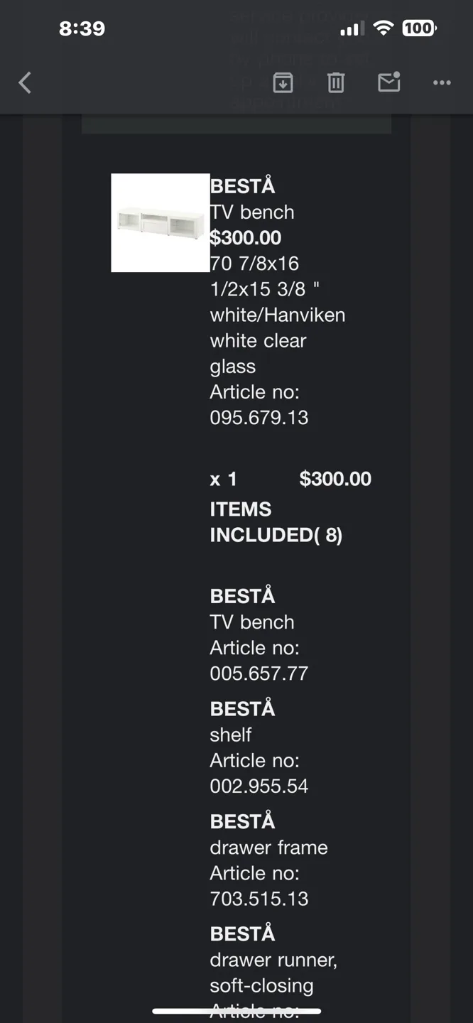 IKEA BESTÅ TV Bench image indicator(4)