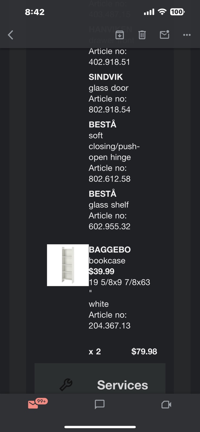 BAGGEBO IKEA Bookcase x2 - photo 2