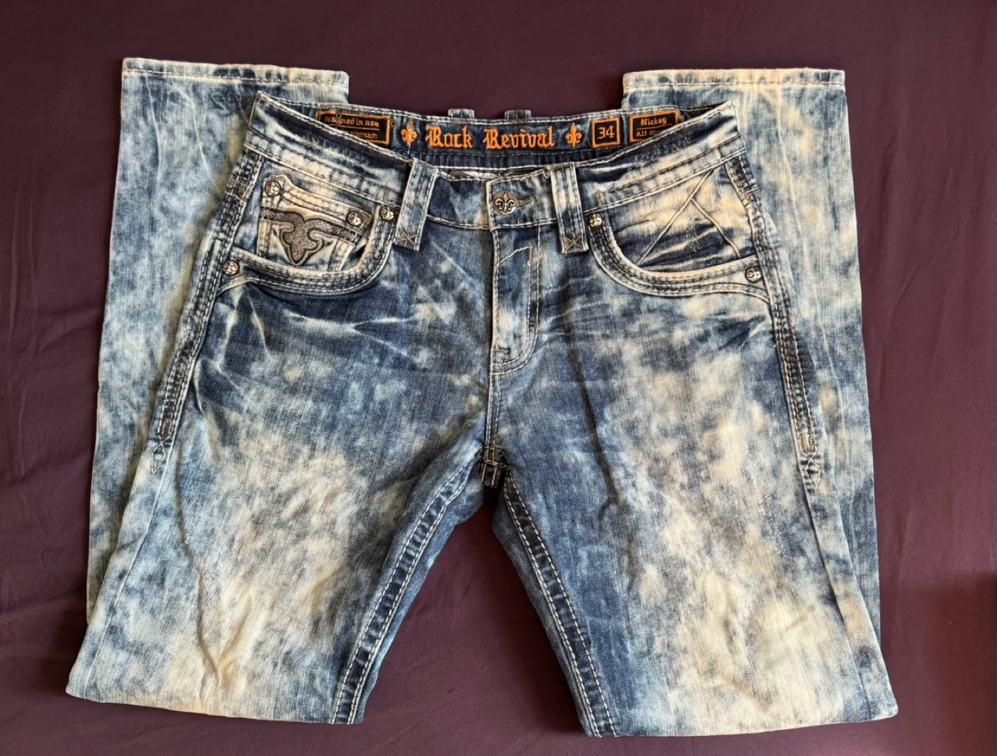 Men’s Rock Revival Jeans Alt Straight Fit image indicator(3)