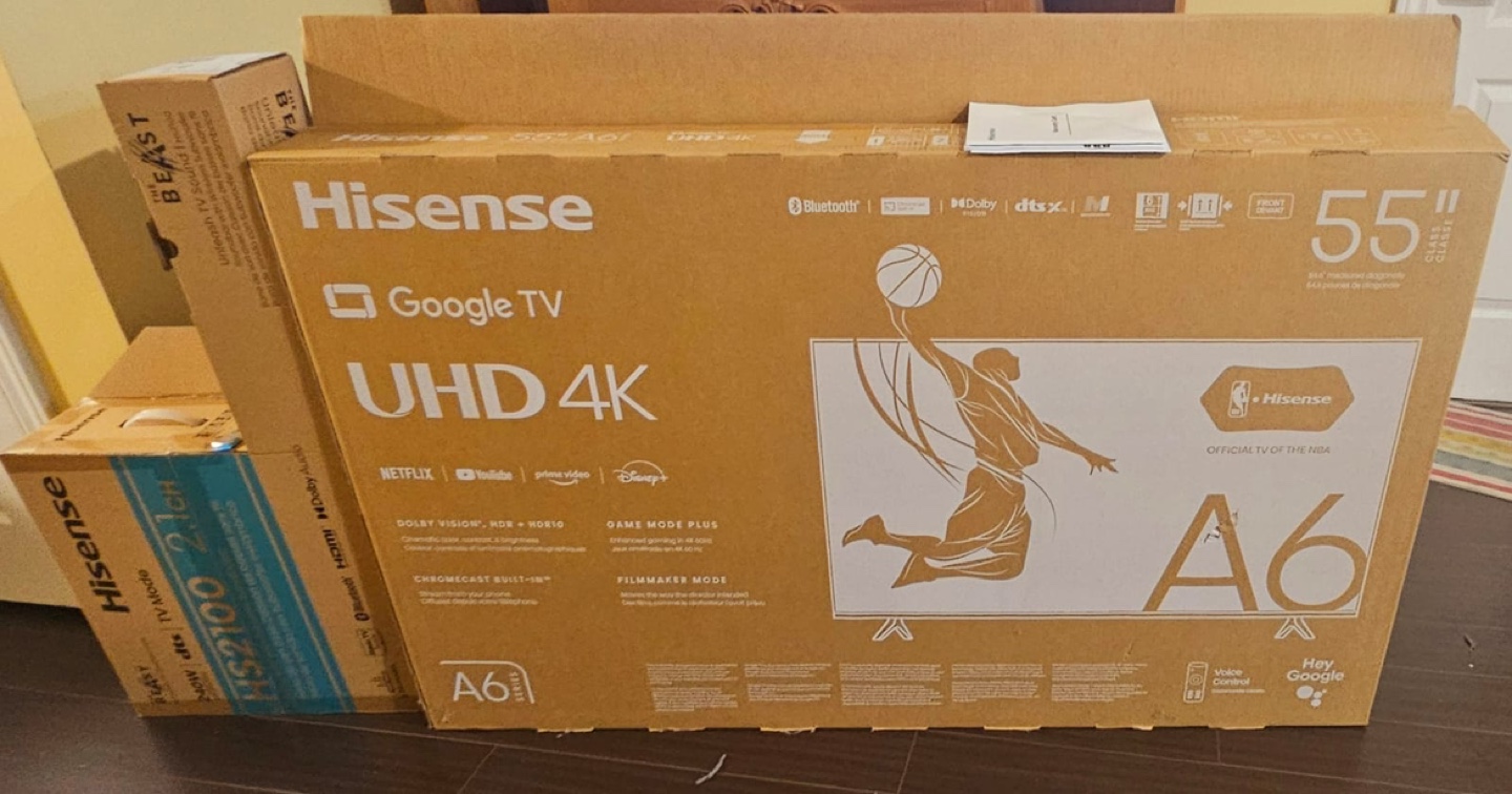 Hisense 55 inch 4K Smart TV with Google TV - photo 3
