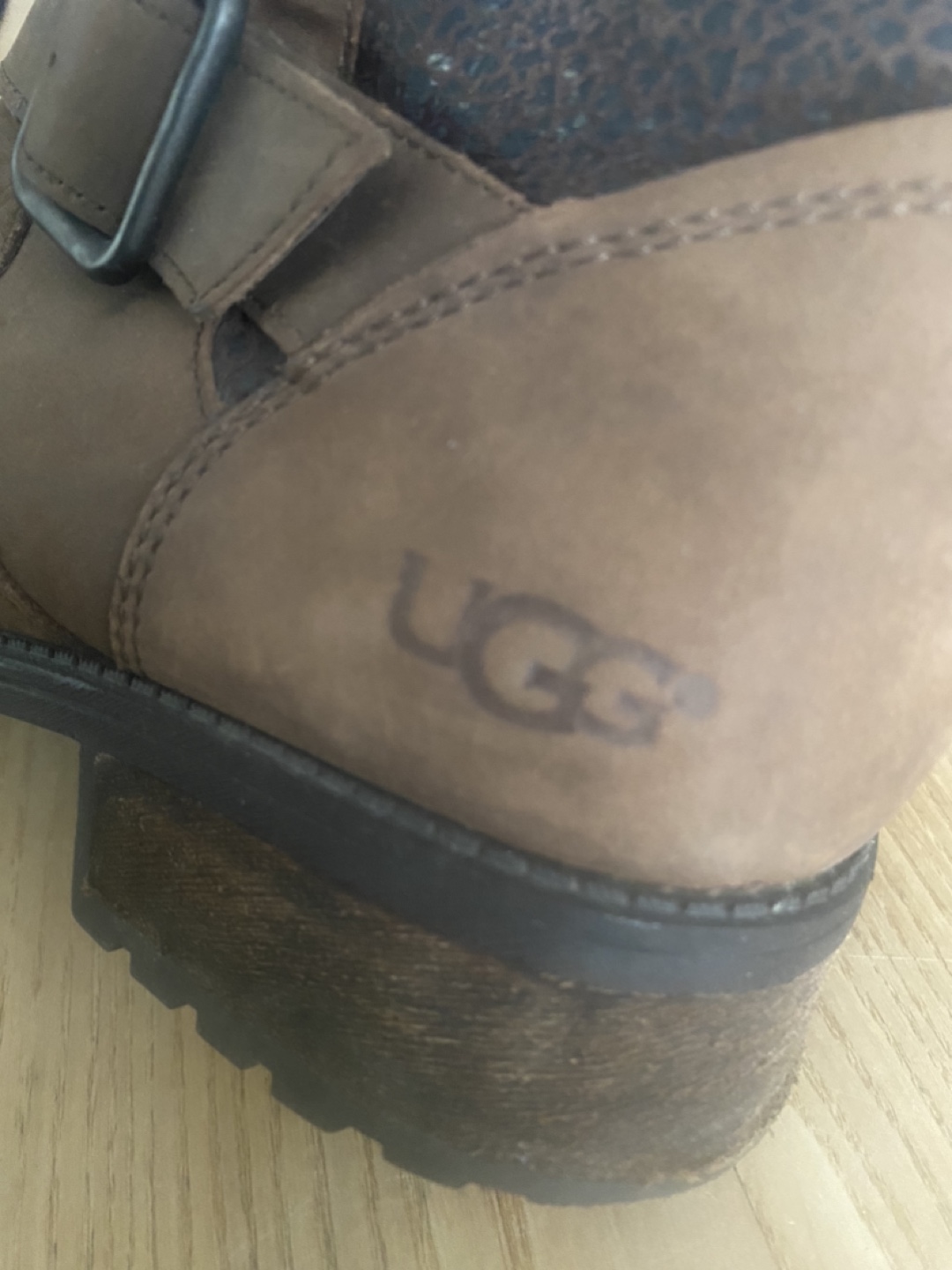 UGG Women's Brown Leather Boots