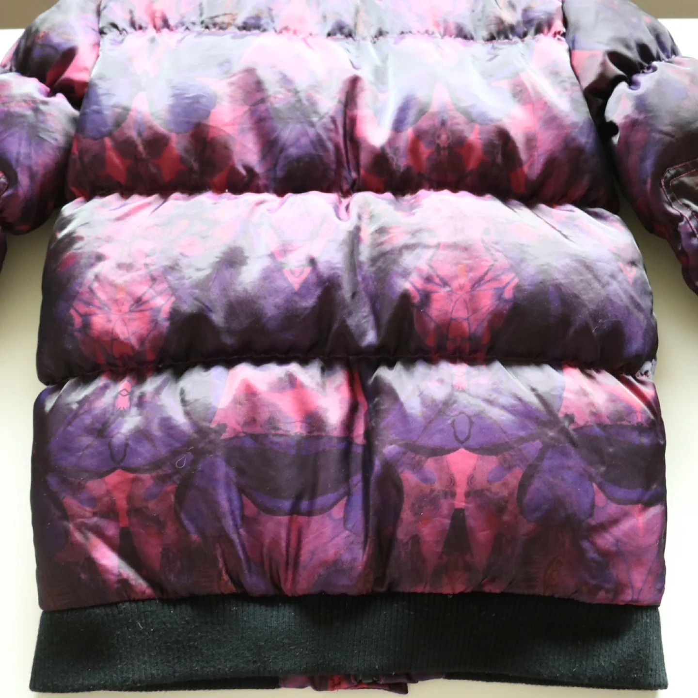 Appaman Girls Floral Print Down Jacket Size 14 image indicator(6)