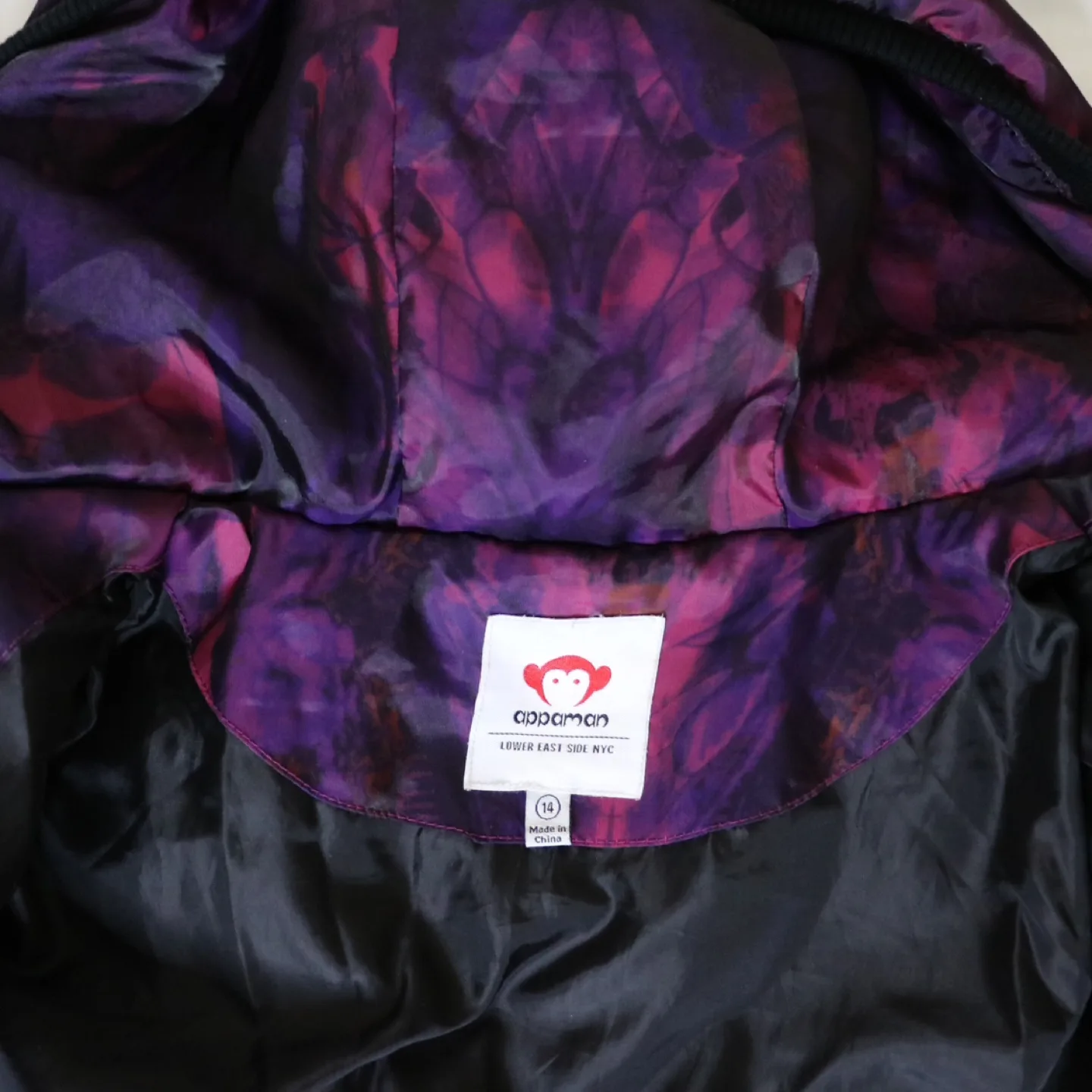 Appaman Girls Floral Print Down Jacket Size 14 image indicator(9)