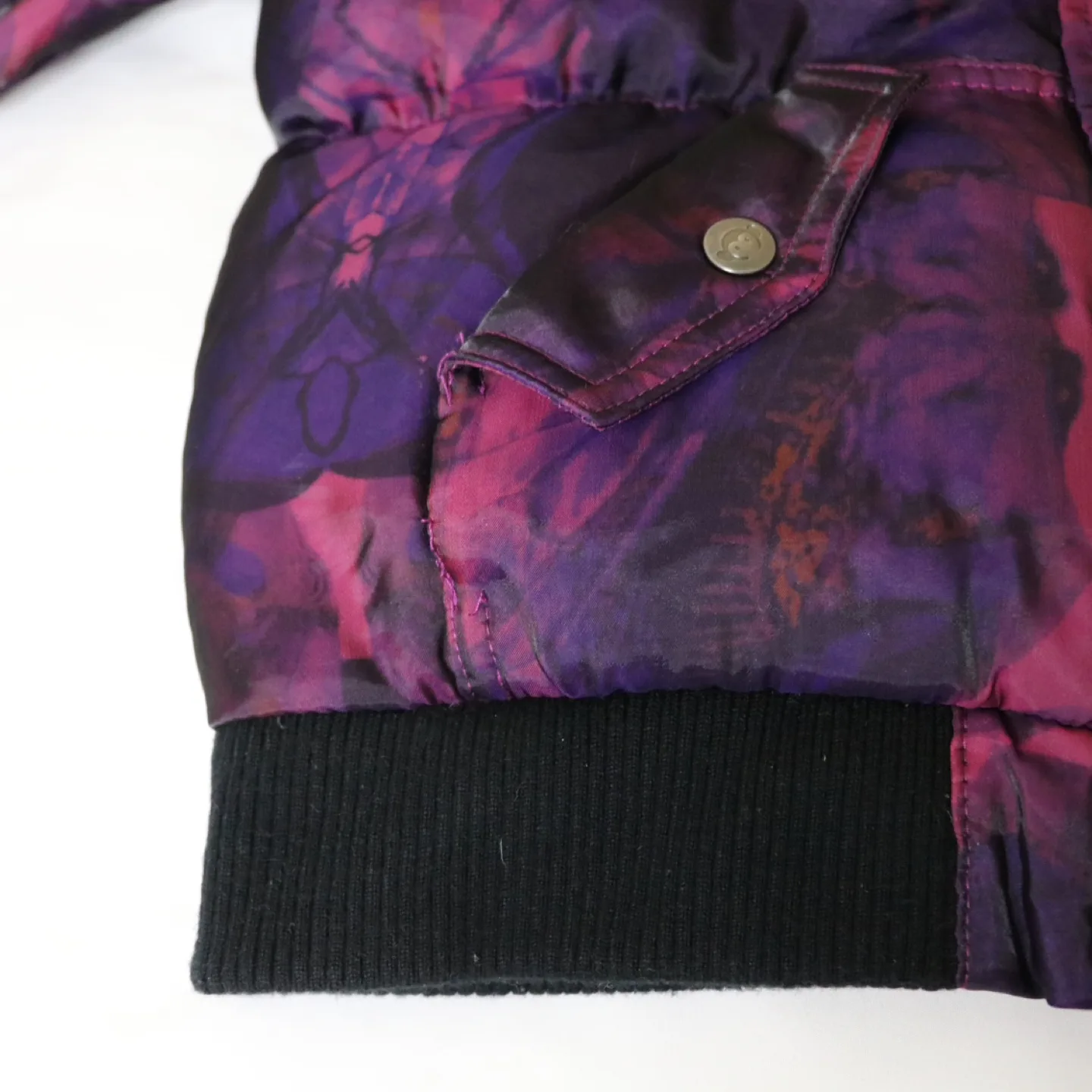 Appaman Girls Floral Print Down Jacket Size 14 image indicator(10)