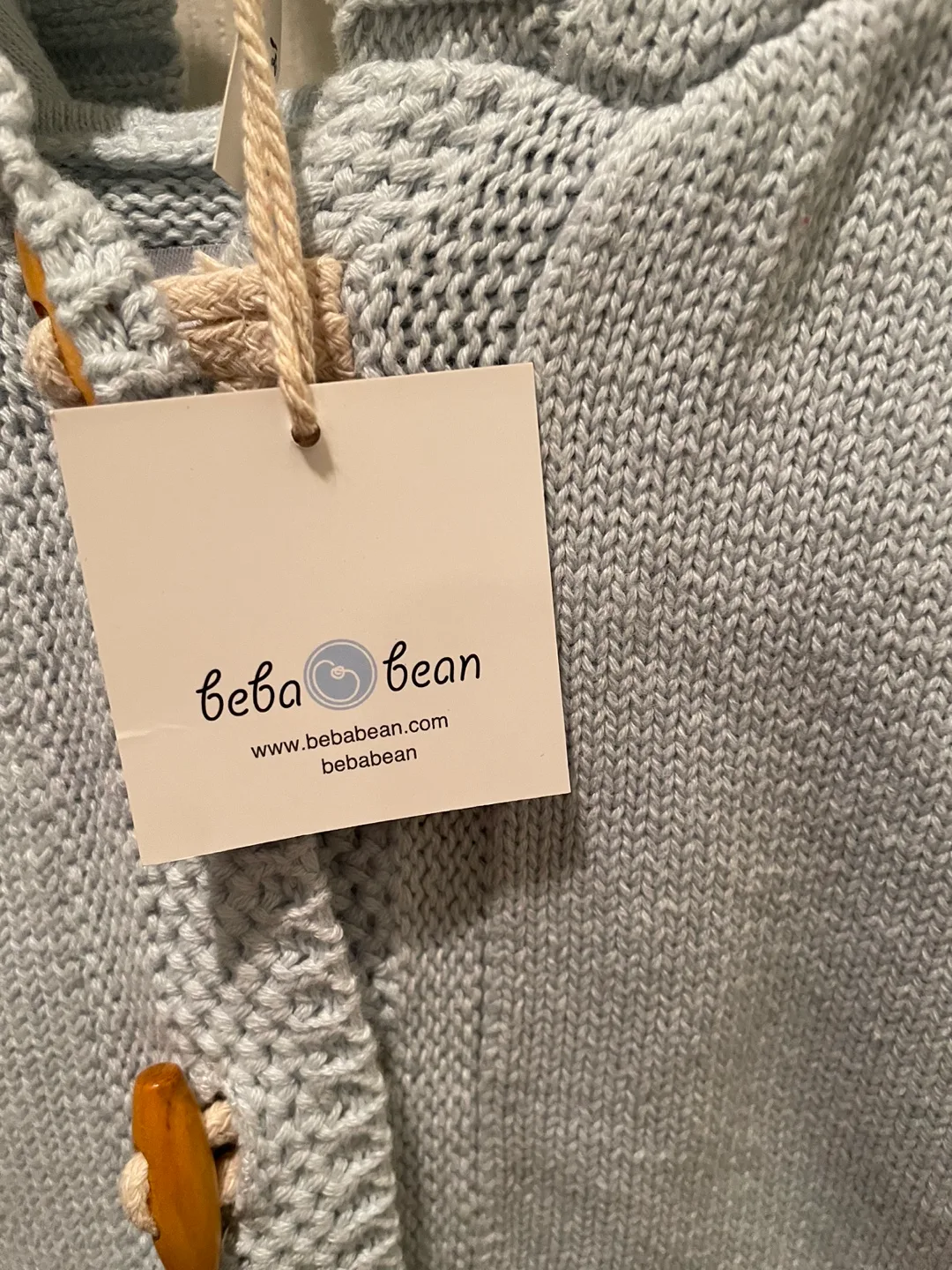 New Beba Bean Baby Cardigan Sweater 18-24 months image indicator(3)