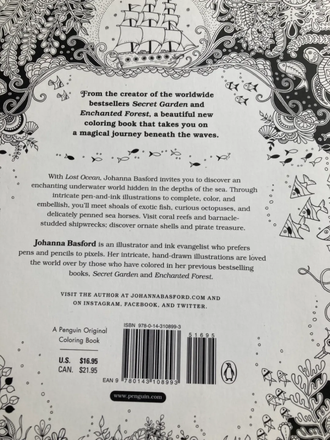 Lost Ocean: Inky Adventure Coloring Book image indicator(2)