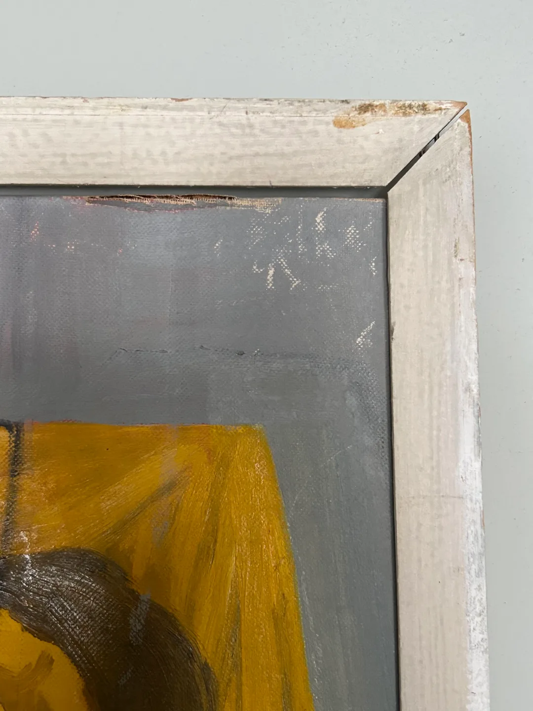 $90  MCM clown oil painting art puppet marionette Punch Judy image indicator(4)