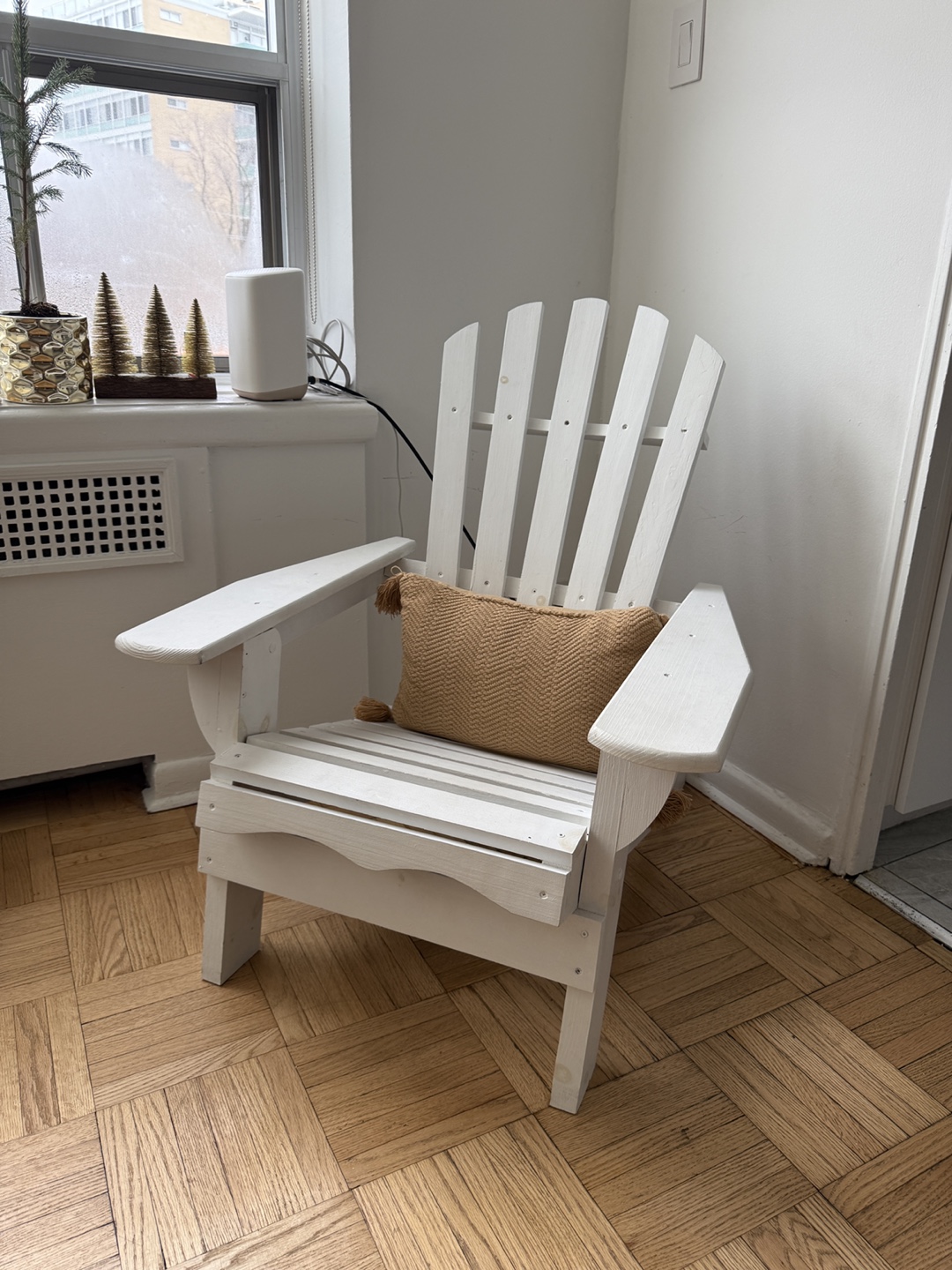 White Adirondack Chair x2