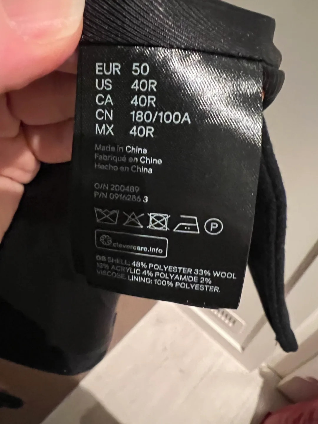 H&M Men's Wool Blend Coat image indicator(3)