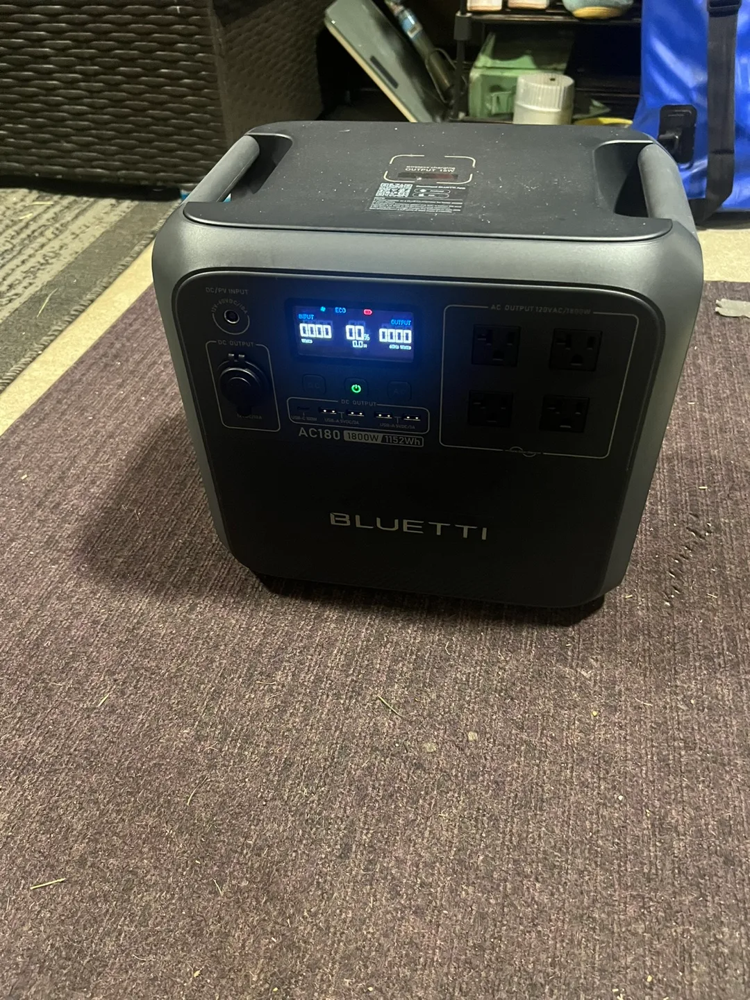 Bluetti AC180 Portable Power Station Solar Panel Bundle thumbnail