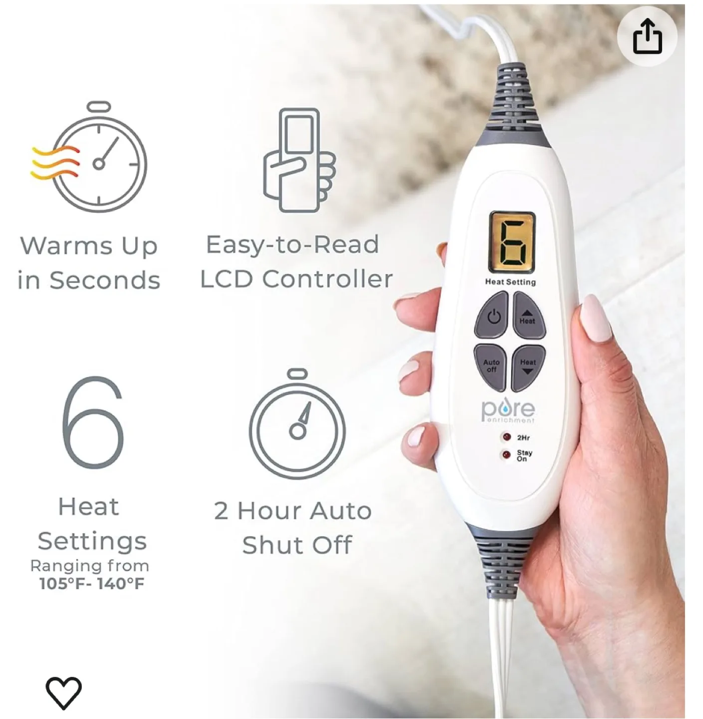 ‼️ Moving Sale - Electric Heating Pad image indicator(3)