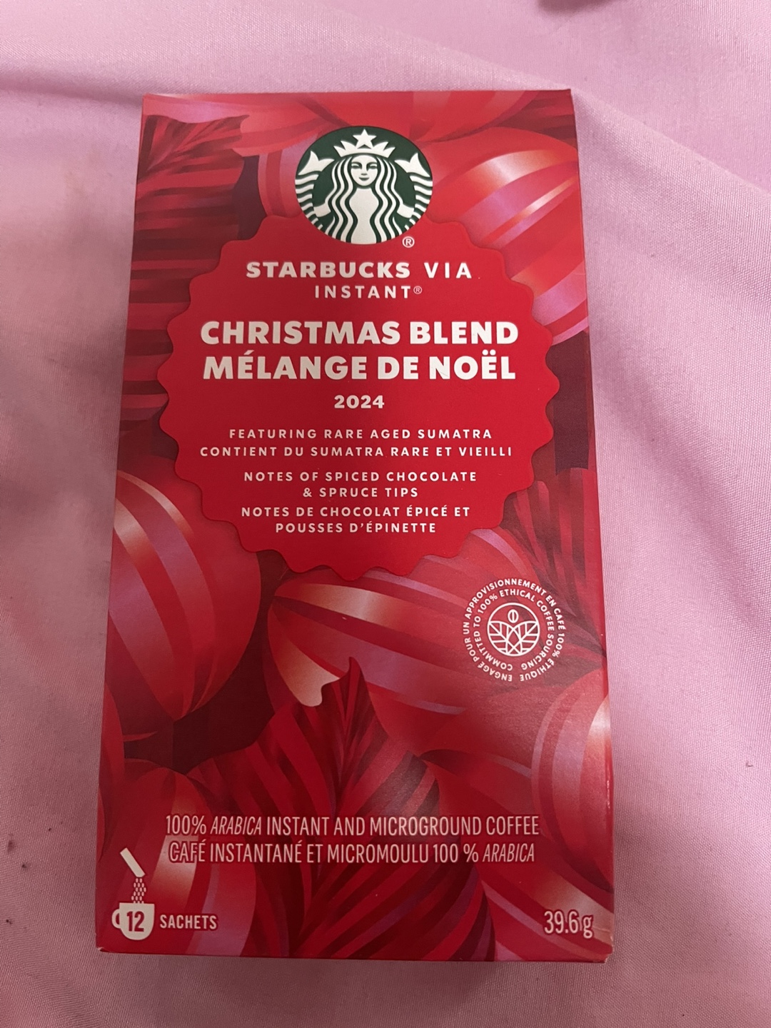 Starbucks Via Instant Christmas Blend 2024 #freecycle
