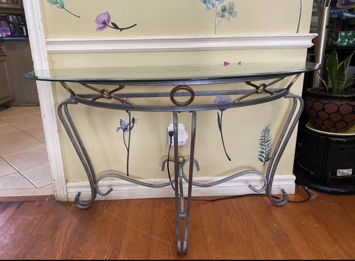 Two Piece Glass Table Set
