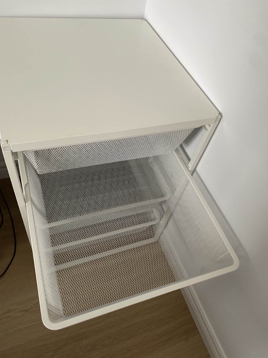 IKEA Jonaxel White Metal Drawers Unit - photo 2