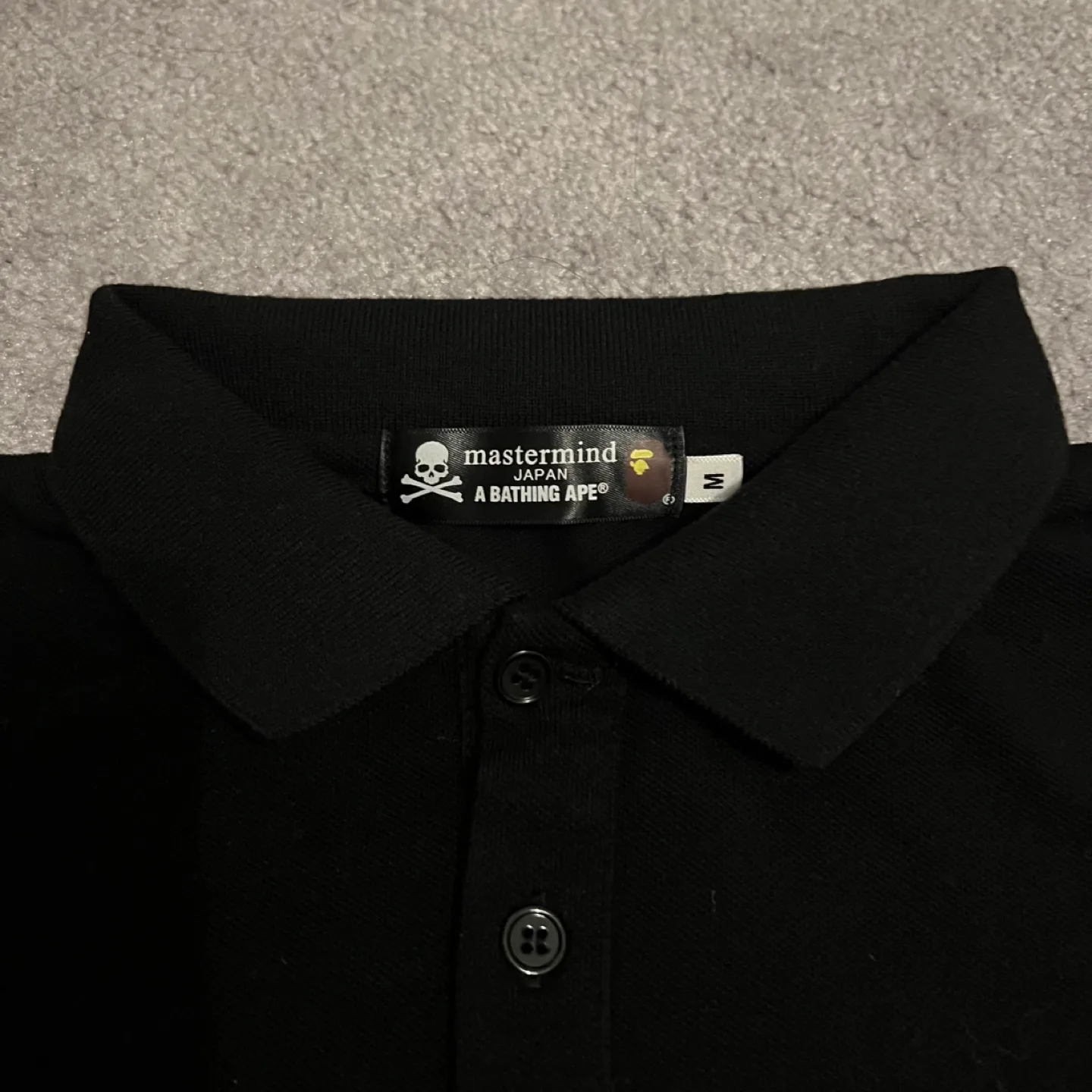BAPE x Mastermind Japan Skull Polo Shirt image indicator(3)