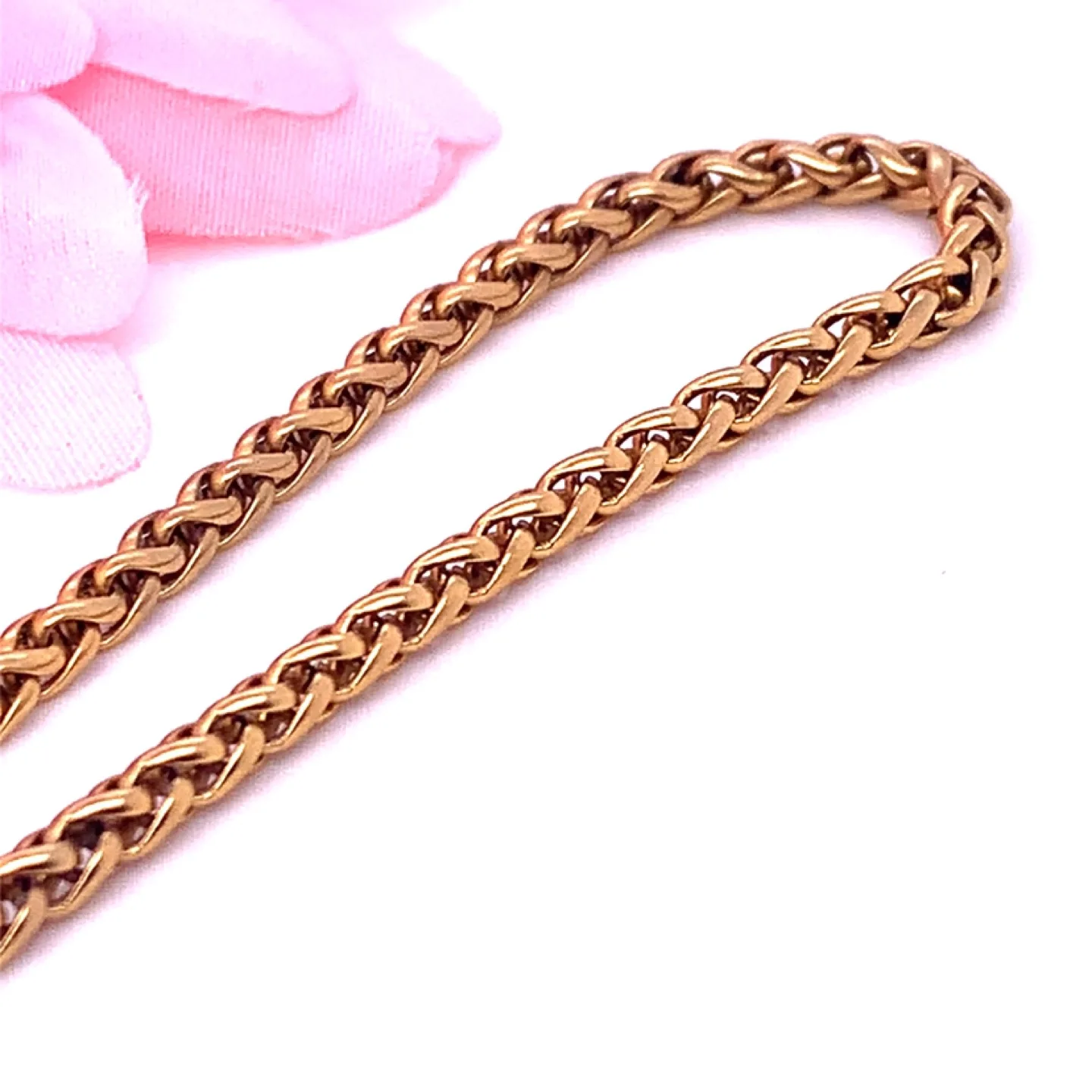 18KGP Gold Plated Chain Necklace image indicator(4)