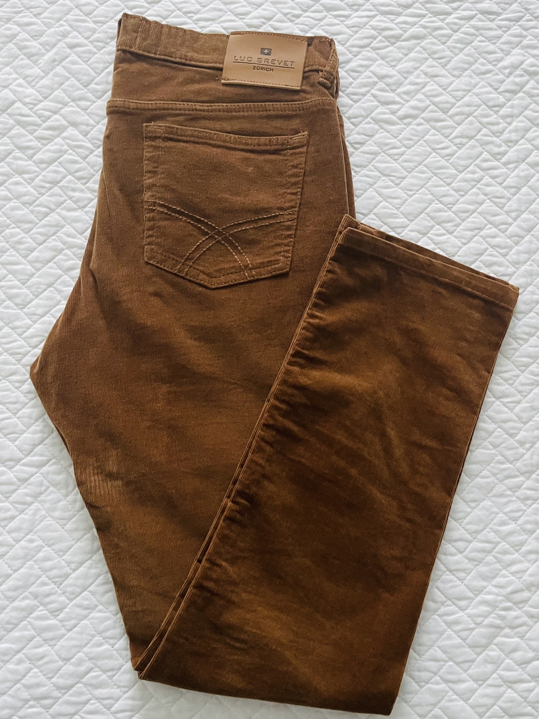 LUC BREVET Corduroy Pants for sale