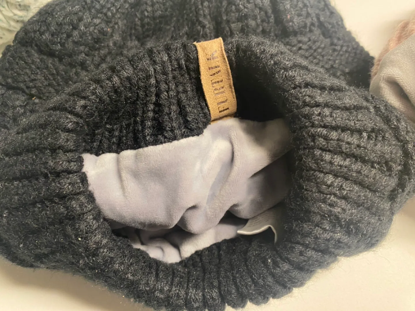 Two Winter Beanies-together $15 image indicator(4)