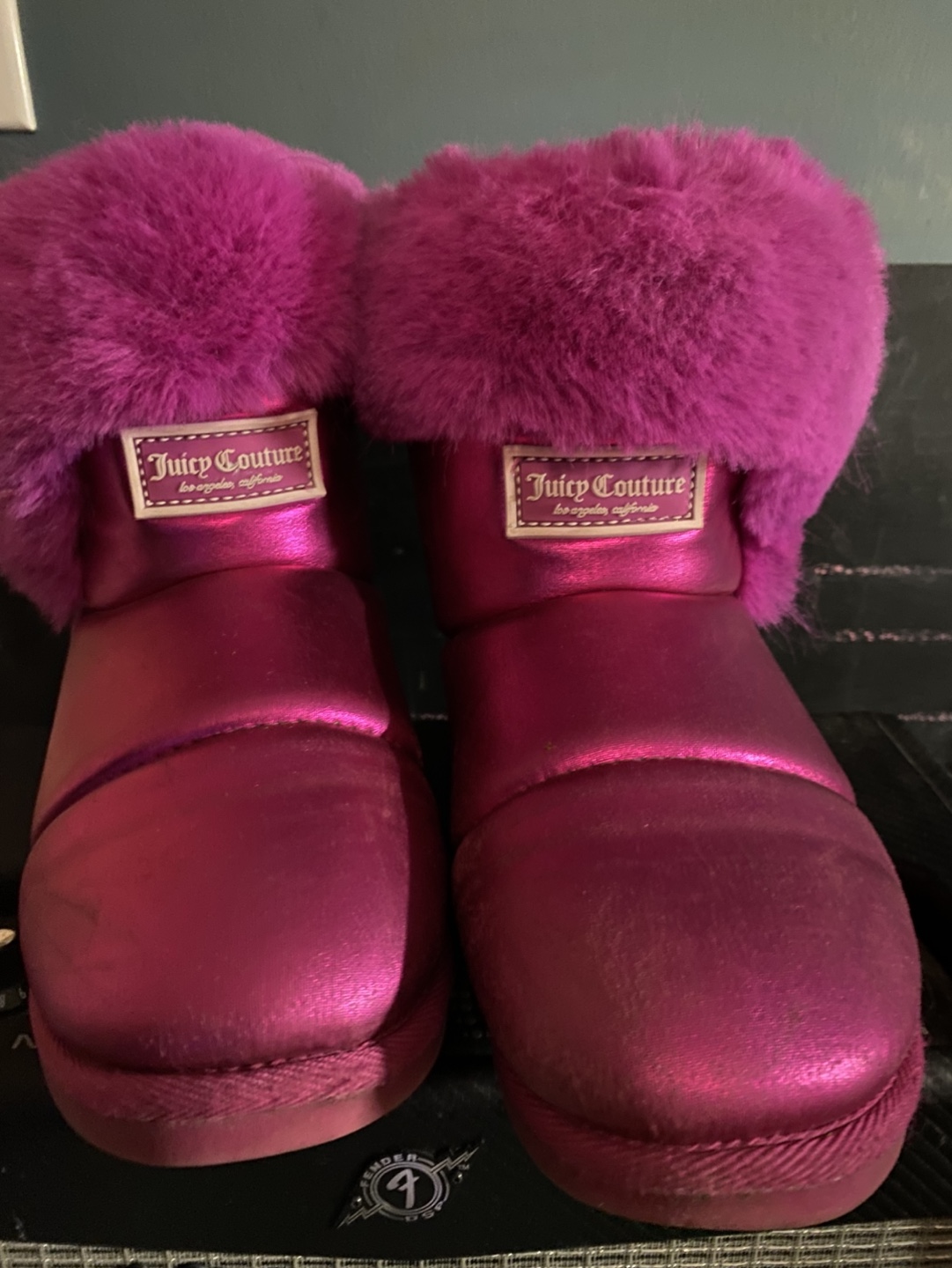 Juicy Couture Fur-Trimmed Boots