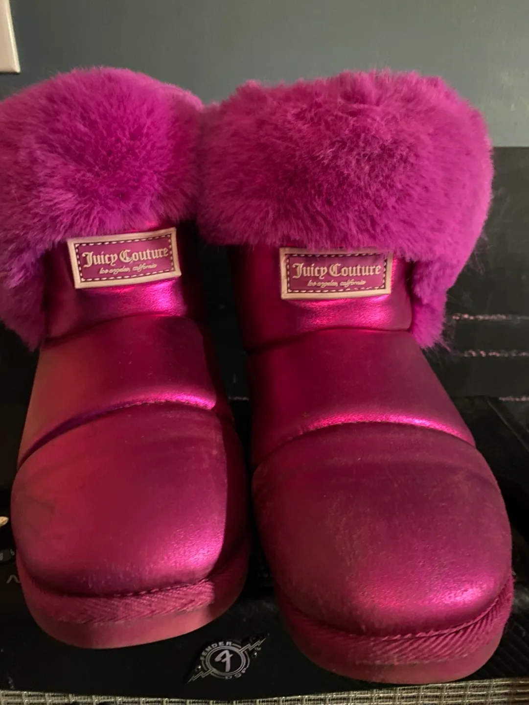 Juicy Couture Fur-Trimmed Boots thumbnail