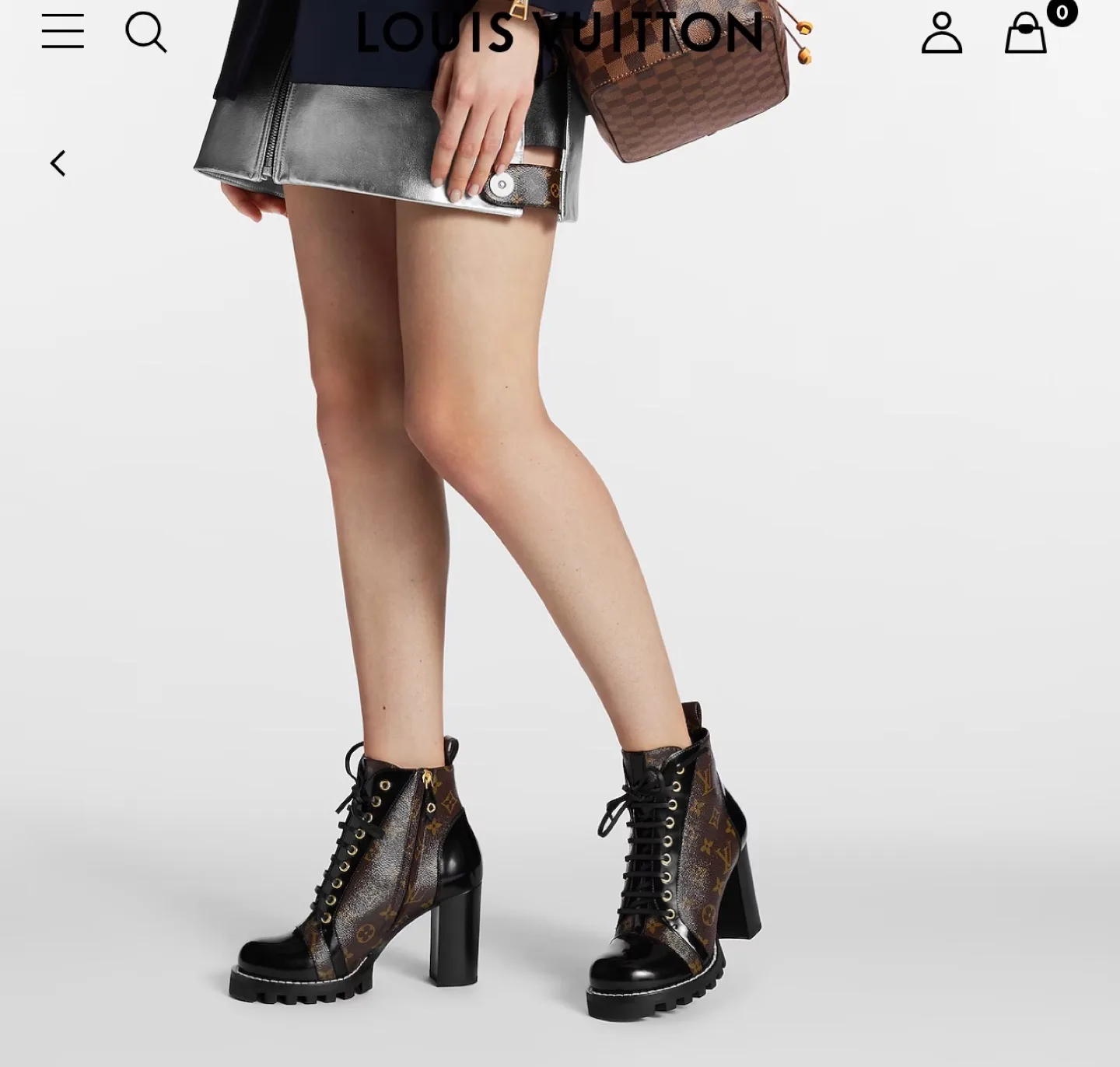 AUTHENTIC LOUIS VUITTON STAR TRAIL ANKLE BOOT - size 39.5 image indicator(3)