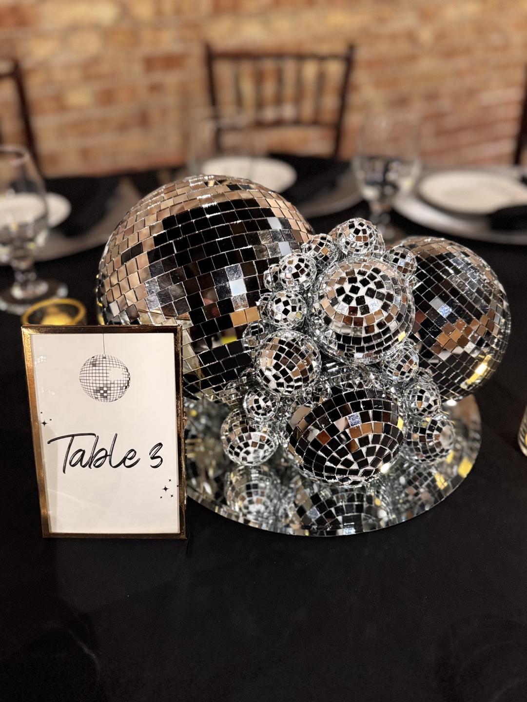 Disco Ball Centerpieces